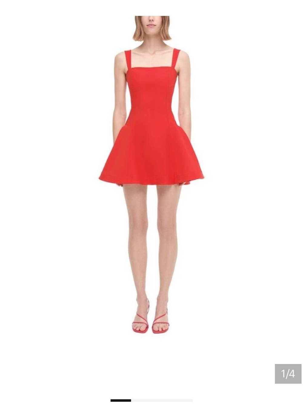Simkhai Womens  Sadie Mini Dress, Red NWT